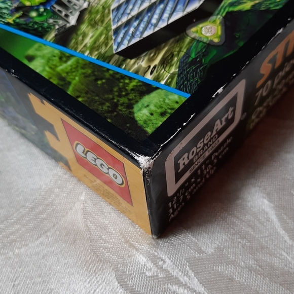 Vintage 1998 Roseart Stick 'n Lift Lego Puzzle - Picture 3 of 7